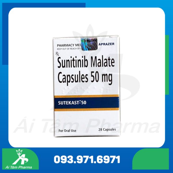 Thuoc SUTEKAST 50mg Sunitinib Malate