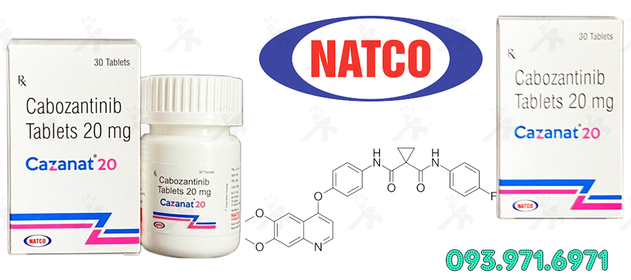 Thuốc Cazanat 20mg (Cabozantinib) 