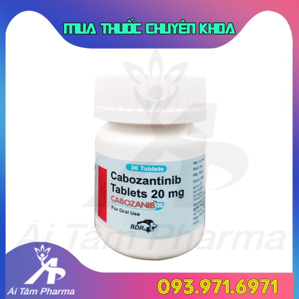 Thuoc CABOZANIB 20mg Cabozantinib