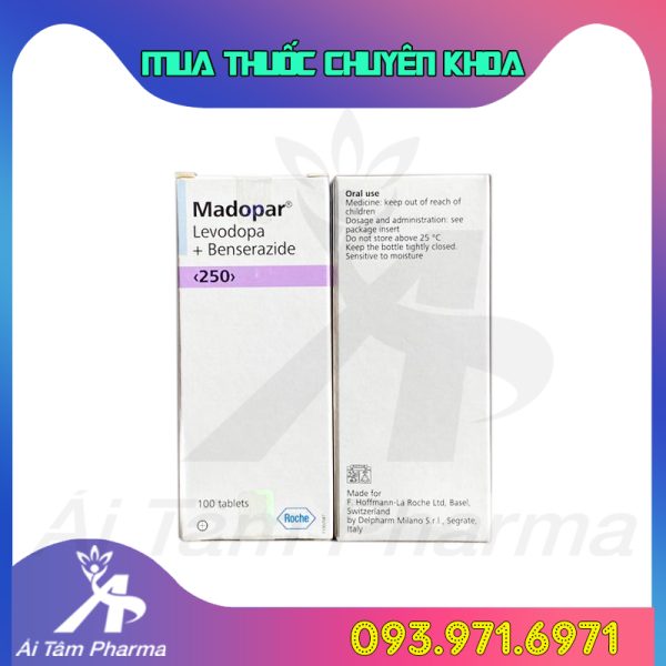 Thuoc Madopar 250mg Levodopa Benserazide