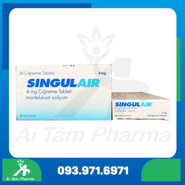 Thuoc SINGULAIR 4mg Organon