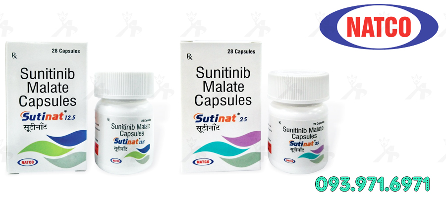Thuốc Sutinat 25mg (Sunitinib) - Điều Trị Ung Thư 3 Mua thuoc Sutinat 25mg