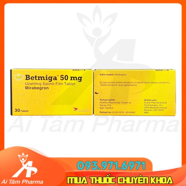 Thuoc Betmiga 50mg Astellas