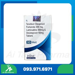 Thuốc 3D Het (Dolutegravir, Lamivudine và Tenofovir) - Điều Trị HIV