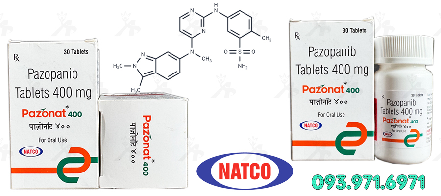 Thuốc Pazonat 400mg (Pazopanib) - Điều Trị Ung Thư 9 Mua thuoc Pazonat 400mg