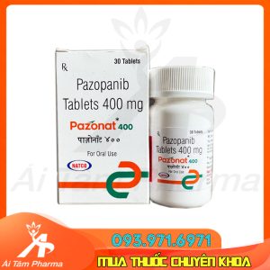Thuốc Pazonat 400mg (Pazopanib) - Điều Trị Ung Thư