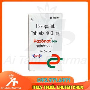 Thuoc Pazonat 400mg Pazopanib