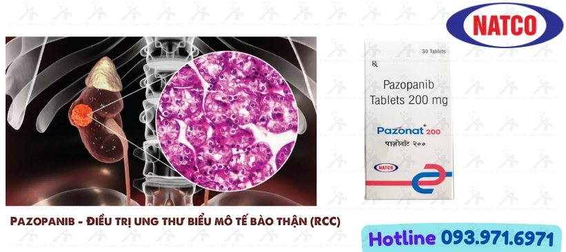 Mua thuoc Pazonat 200mg Pazopanib