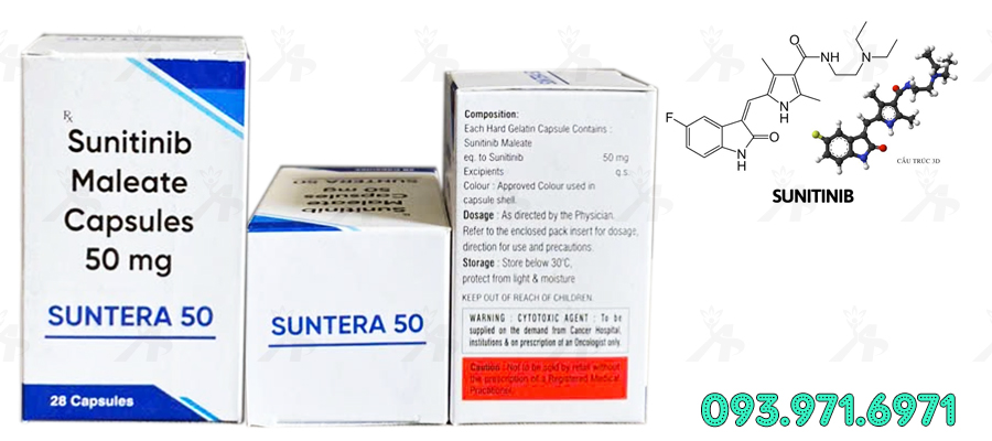 Thuốc SUNTERA 50mg (Sunitinib) - Điều Trị Ung Thư 7 Mua thuoc SUNTERA 50mg Sunitinib