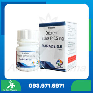 Thuốc BARADE 0.5mg (Entecavir) - Điều Trị Viêm Gan B