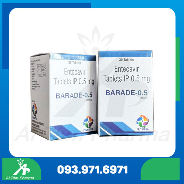 Thuoc Barade 0.5mg Entecavir
