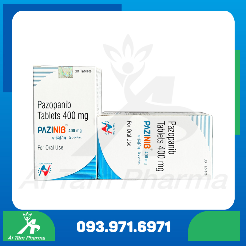 Thuốc PAZINIB 400mg (Pazopanib) - Điều Trị Ung Thư 2 Thuoc Pazinib 400mg An Do