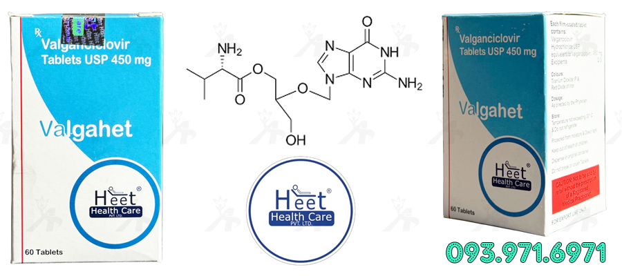 Mua thuoc Valgahet 450mg Valganciclovir